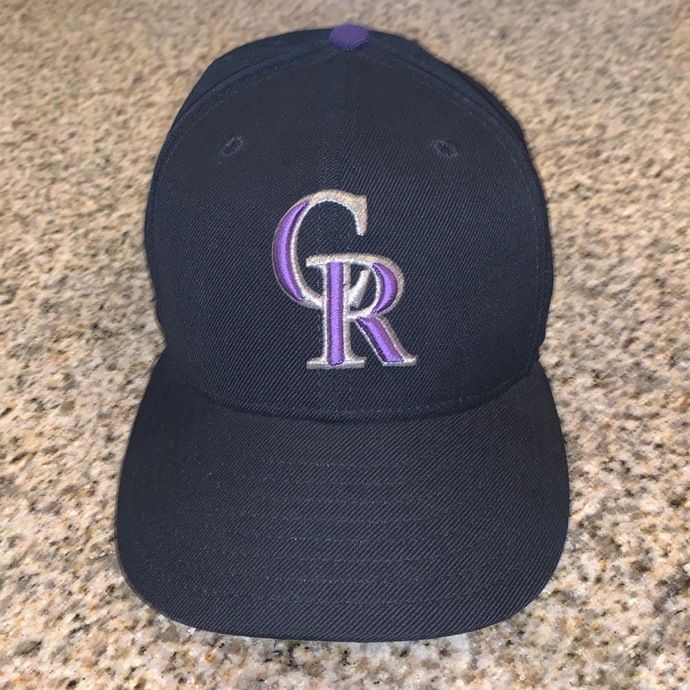 1990s Colorado Rockies Original New Era Baseball Cap. Size 7 1/8 fitted